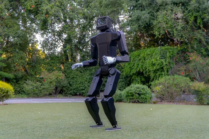 The K-Scale K Bot standing on a lawn