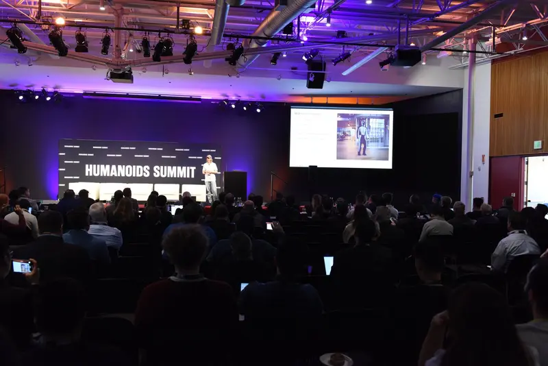 A talk being held at a previous Humanoids summit