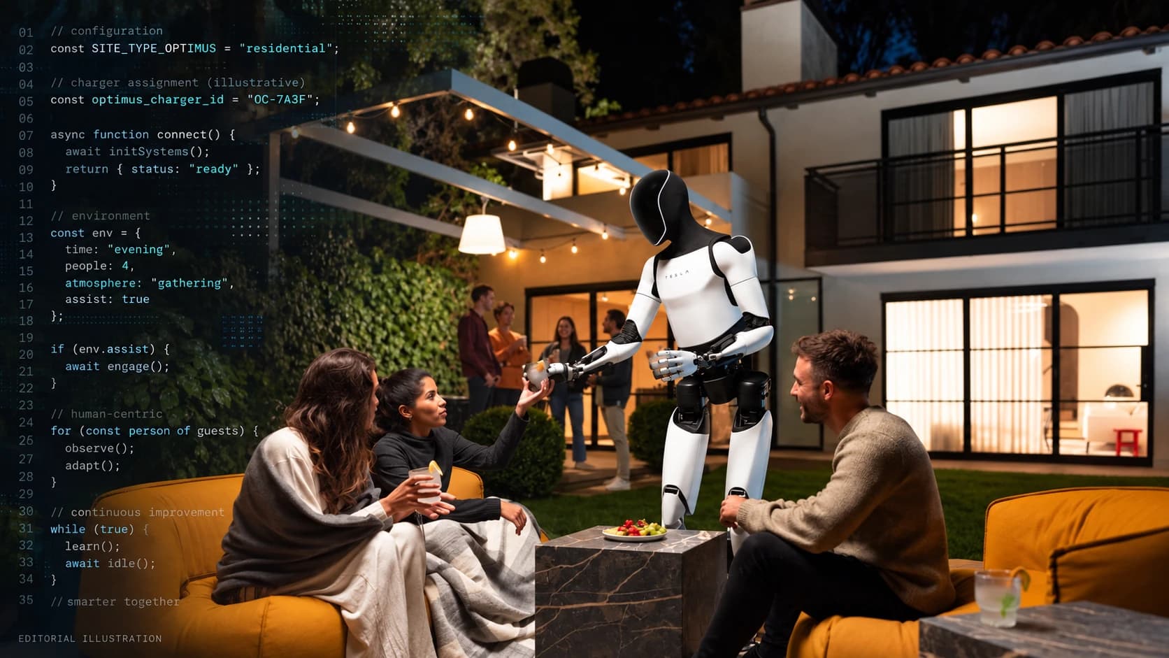 Tesla App Code Hints at Optimus Charging and Home Integration