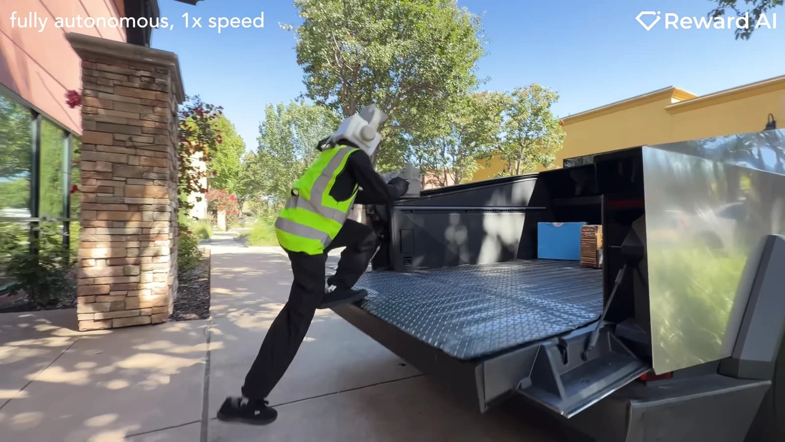 Reward AI Shows OM-1 Handling Deliveries, Stairs and Household Chores
